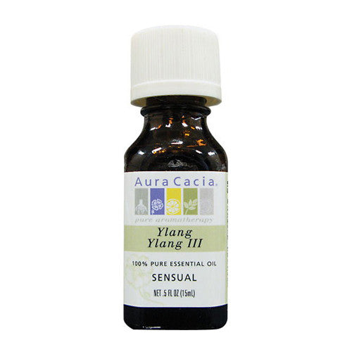Aura Cacia 100% Pure Essential Oil Sensual Ylang Ylang (Cananga Odorata) - 0.5 Oz